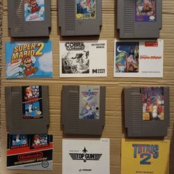 Nintendo Games With Manuals