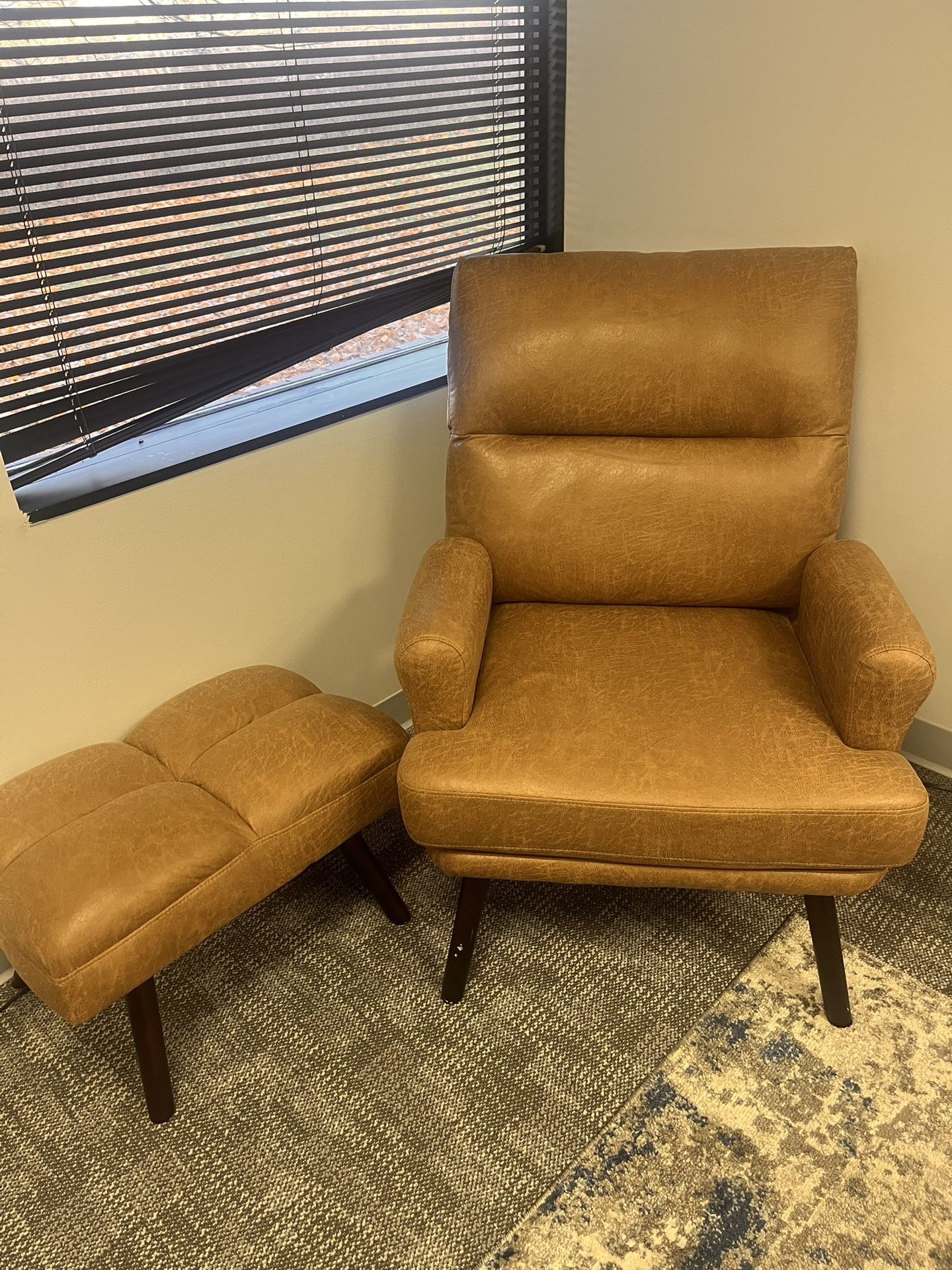 Sofa & Accent Chair (brown)