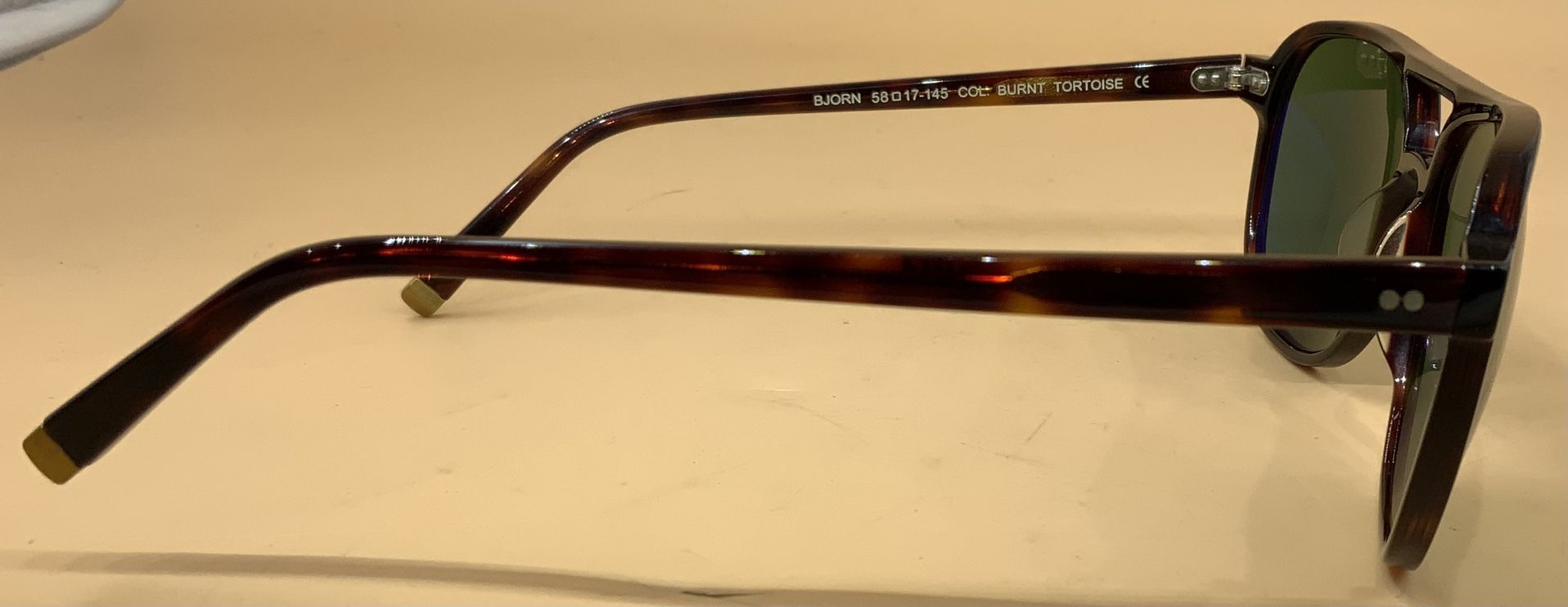 Moscot Spirit NYC D.esigner Bjorn Burt Tortoise 58mm Su.nglasses