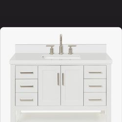 Moille 43" Single Bathroom Vanity Set (Brand New - Open Box)