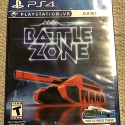 Battle Zone (Playstaion 4 VR) PS4 - NEW SEALED