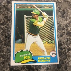 1981 Topps - Dwayne Murphy #341