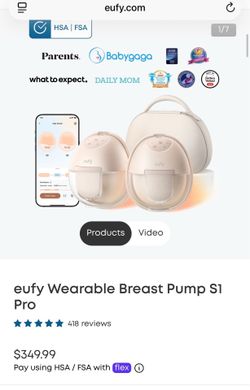 eufy Wearable Breast Pump S1 Pro