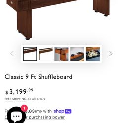 Legacy Shuffleboard Table