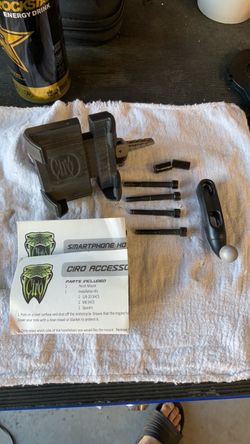 Cell phone mounts for motorcycle
