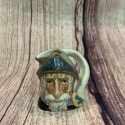 Royal Doulton Don Quixote D6511 Mini Toby Mug Jug 1956 Made In England 2½"