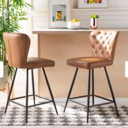 Set Of 2 Swivel Counter Stools