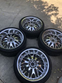 22” Chrome Wheel Rims for Cars or Trucks