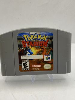 Pokemon Stadium N64 - Authentic Cartridge (N64 2000) Tested & Working
