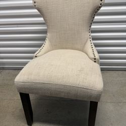 Beige Accent Chair