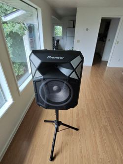 Pioneer PSX615 15 inch All-in-One Party Speaker, 700W, Auracast Bluetooth, Wireless Mic