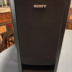 Sony Subwoofer With Sony Speakers 