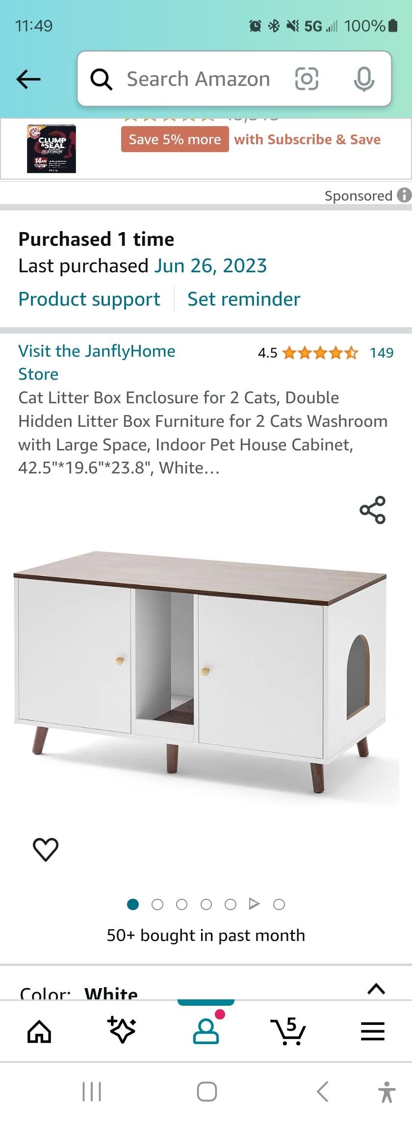 Cat Litter Box Enclosure 