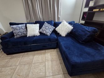 Navy Blue Sectional Couch