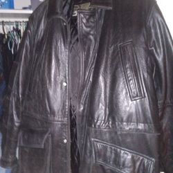 Vintage Boston Outfitters Leather Jacket L.