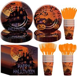 Halloween Plates And Napkins Party Supplies