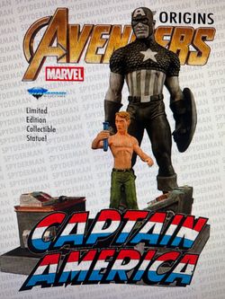 Marvel Captain America Origins Diamond Select Statue