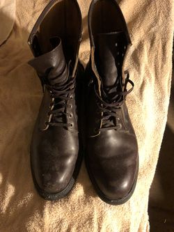 Size 14 Leather Boots