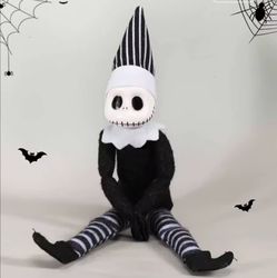 The Nightmare Before Christmas Jack Skellington Posable Elf Doll 💀🖤✨️