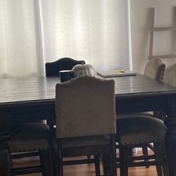 Dining Table With Chairs Pub Style 