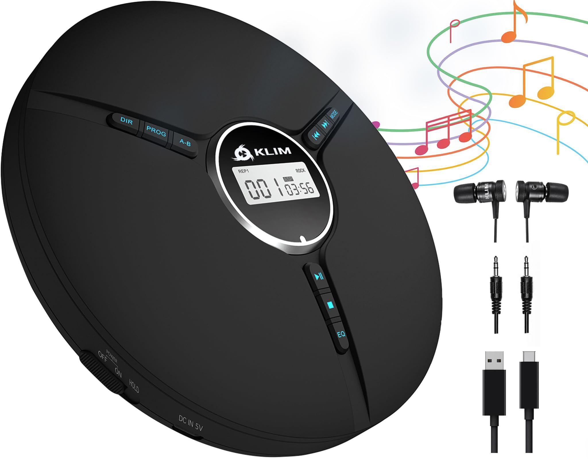 Portable Cd Player Built In Battery And Sd Card Slot