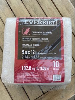 Heavy duty reusable dropcloth