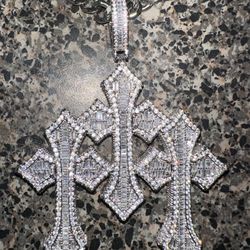 Triple Cross Pendant 