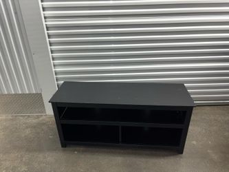 Black tv stand