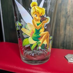 Disney Store rare Tinkerbell Tumbler  water drink glass