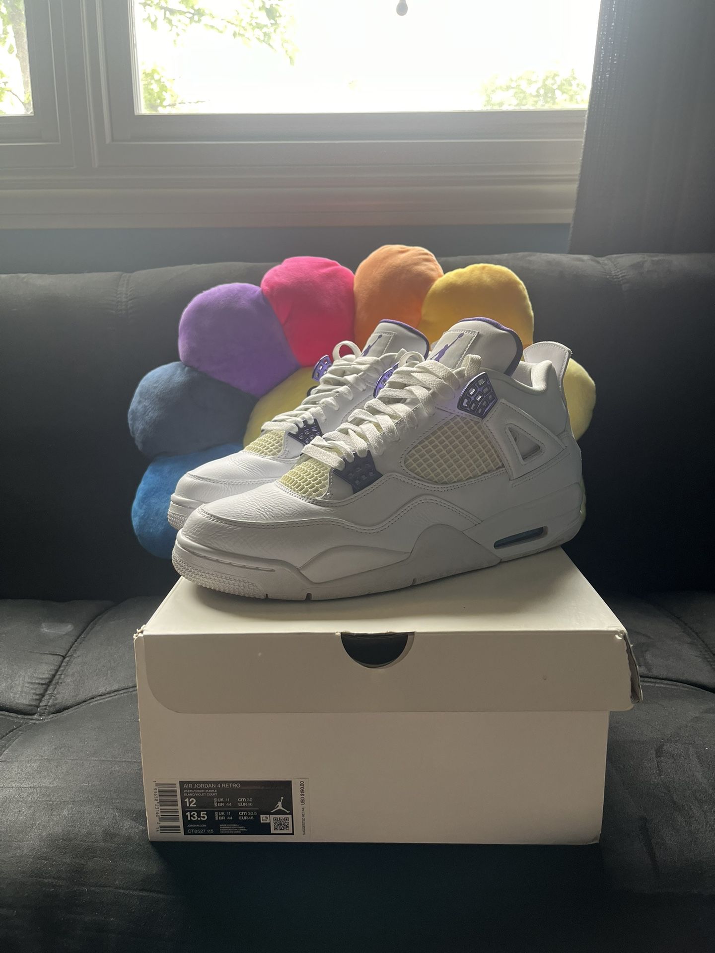 JORDAN METALLIC PURPLE SIZE 12