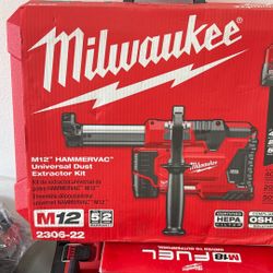 milwaukee hammervac universal dust extractor