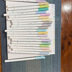 22 Ohuhu Dual Tip (Brush & Fine) Water-Based Markers