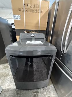 LG Front-Load Dryer in Graphite Steel