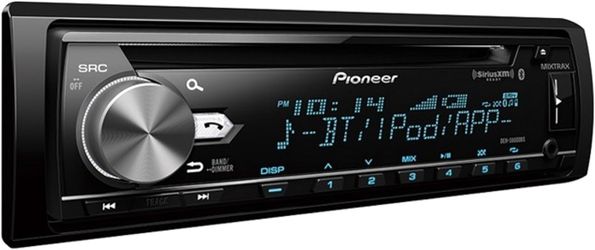  Pioneer DEH-S6000BS CD Receiver with Enhanced Audio Functions, Improved Pioneer ARC App Compatibility MIXTRAX, Built in Bluetooth and SiriusXM Ready