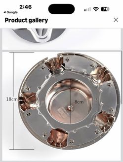 4 pieces 7" Chrome Wheel Hub Cap Center Cover Compatible with Ford F150 1(contact info removed) Expedition Rim with 5-Lug Steel Wheel