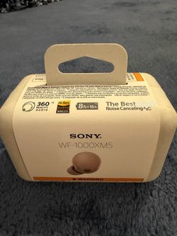Sony WF-1000XM5 Earbuds – Like New, All Accessories Included