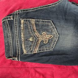 Women Rock revival boot cut jeans
