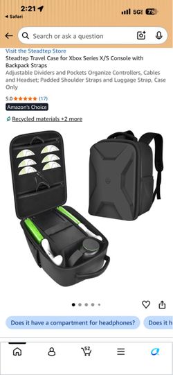 Steadtep Xbox Series X/S Travel Case Backpack