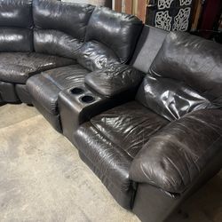 3 Recliner Couch 