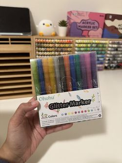 Erasable Gel Pens And Glitter Marker