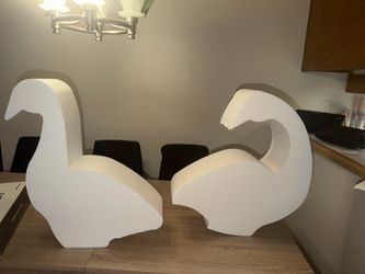 Foam peacocks for arts and crafts