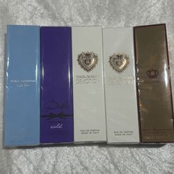 Dolce & Gabbana Travel Size Perfumes 