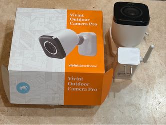 Vivint Outdoor Camera Pro 4K + Wi-Fi Bridge + Mounting Hardware – $95 OBO