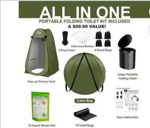 Portable toilet kit