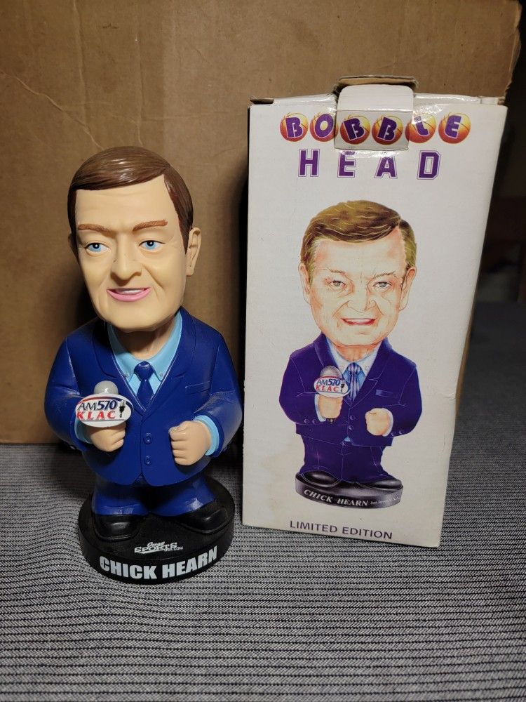 Chick Hearn Lakers Announcer Bobblehead