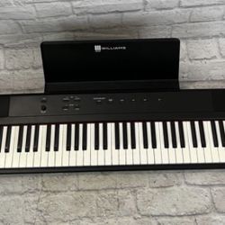 Williams Legato LE 88-Key Digital Piano With Power Supply & Sustain Pedal  