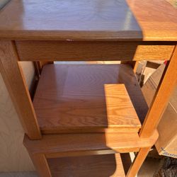 Wood End tables