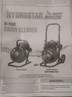 Hydrostar drain monster/drain cleaner