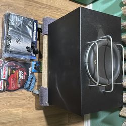 12 In JL W7 Subwoofer And Audio Control Amp Complete