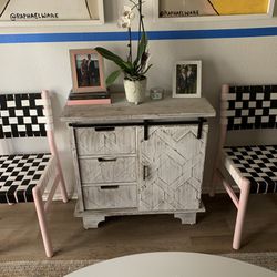 solid wood accent table/buffet